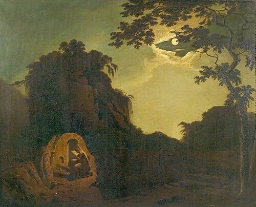 Virgil's Tomb, , Joseph Wright of Derby