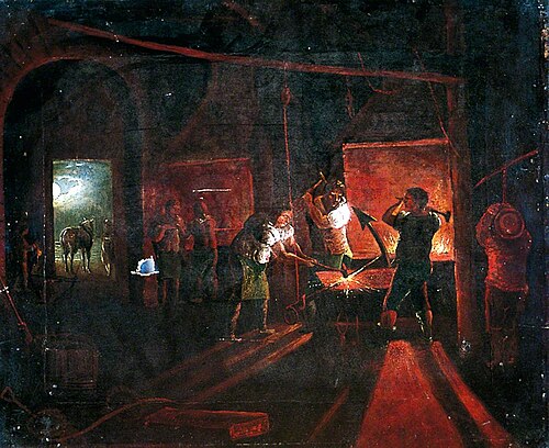 Forging the Anchor, , Joseph Wright of Derby