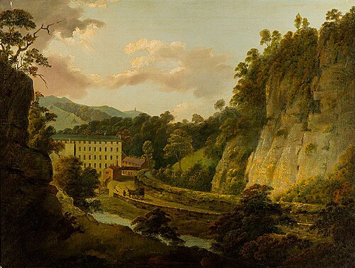 Arkwright's Mills, 1795, Joseph Wright of Derby