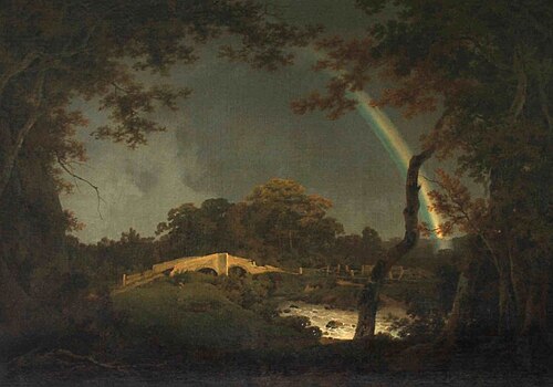 Landscape with Rainbow, , Joseph Wright of Derby