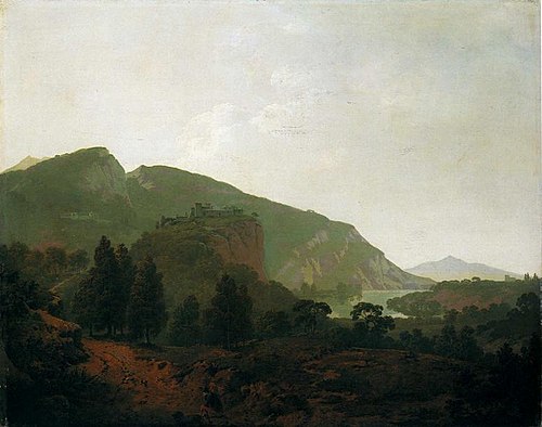 Italian Landscape, 1790, Joseph Wright of Derby