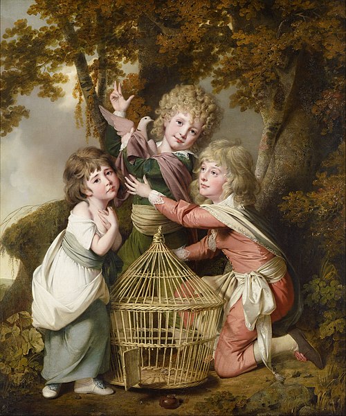 The Synnot children, 1781, Joseph Wright of Derby