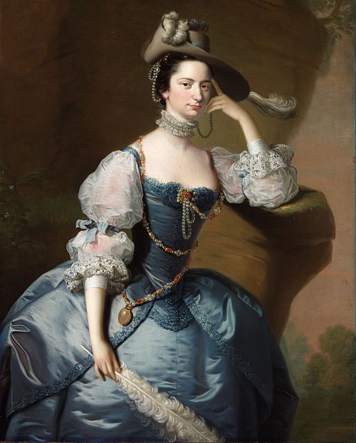 Lady Oxenden, 1755, Joseph Wright of Derby