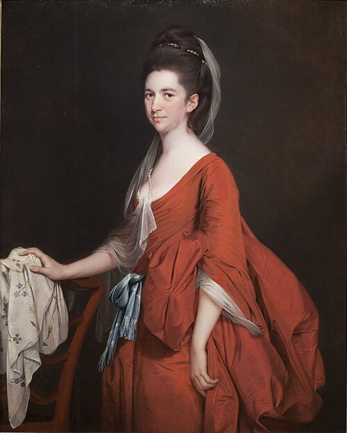 Portrait of Dorothy Beridge, ne Gladwin (1760-1792), 1777, Joseph Wright of Derby