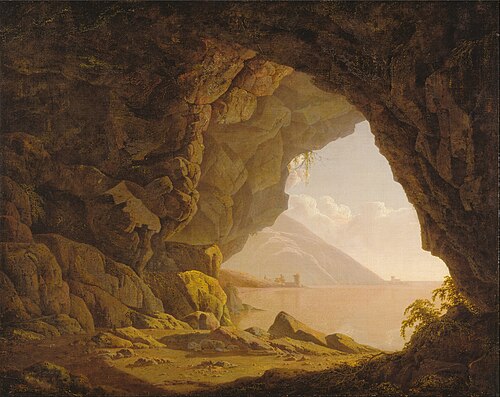 Cavern, near Naple, 1774, Joseph Wright of Derby