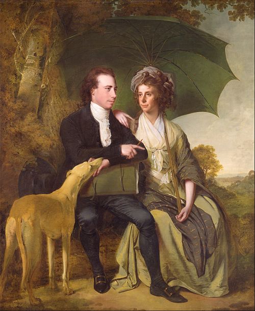 The Rev. and Mrs. Thomas Gisborne, of Yoxhall Lodge, Leicestershire, 1786, Joseph Wright of Derby