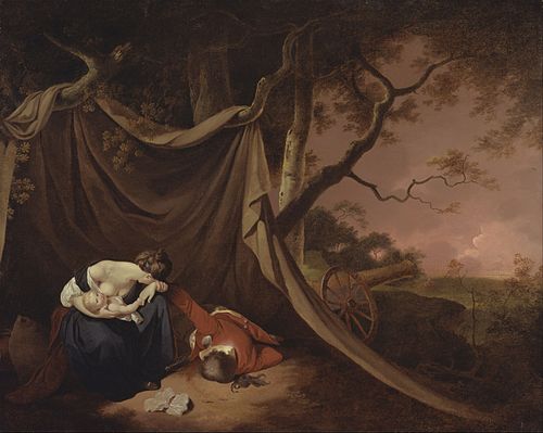The Dead Soldier, 1789, Joseph Wright of Derby