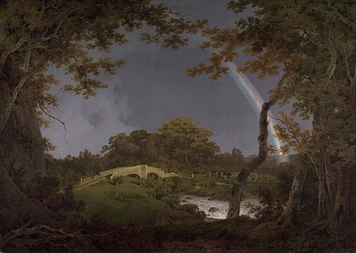 Landscape with a Rainbow, 1793, Joseph Wright of Derby
