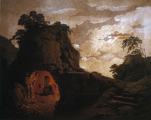 Le Tombeau de Virgile, 1779, Joseph Wright of Derby