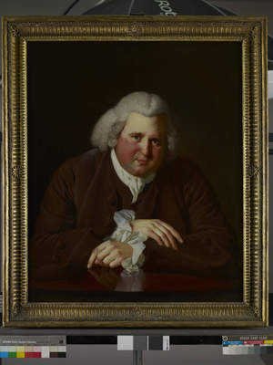 Portrait of Erasmus Darwin (1731-1802), 1770, Joseph Wright of Derby