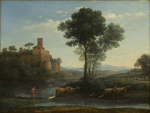Paysage avec le voyage de Jacob, 1677, Claude Gellée