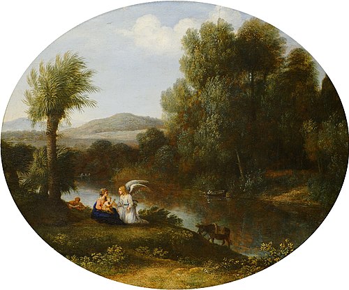 Le Repos pendant la fuite en Égypte, 1646, Claude Gellée