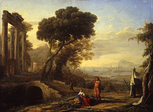 Italian Coastal Landscape, 1642, Claude Gellée