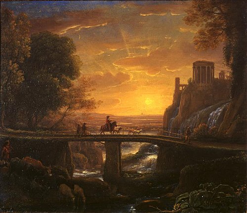 Imaginary View of Tivoli, 1642, Claude Gellée