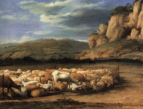 Paysage avec troupeau, 1656, Claude Gellée