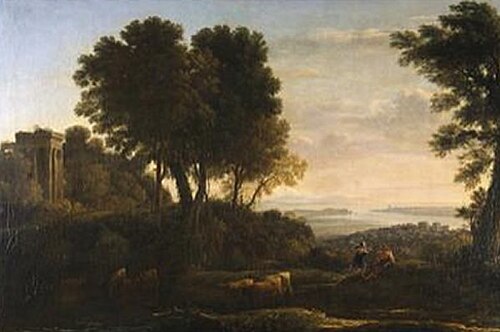 Paysage avec Mercure et Battus, 1663, Claude Gellée
