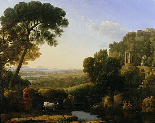 Paysage avec Argus gardant Io, 1644, Claude Gellée