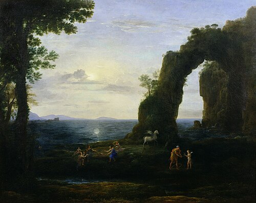 Coast View with Perseus and the Origin of Coral, 1673, Claude Gellée