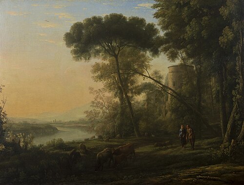 Morning: A Wooded Landscape, 1639, Claude Gellée