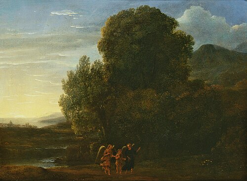 Paysage avec saint Jean Baptiste, 1647, Claude Gellée