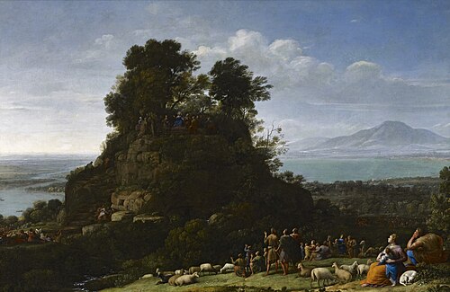 Le Sermon sur la montagne, 1656, Claude Gellée