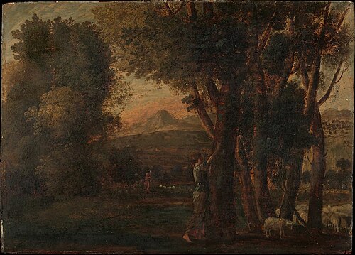 Landscape with Erminia, 1630, Claude Gellée