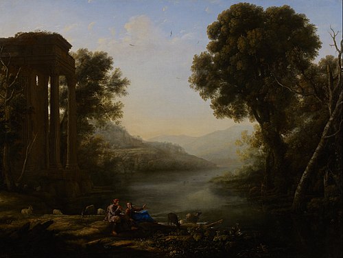 Paysage pastoral, 1638, Claude Gellée
