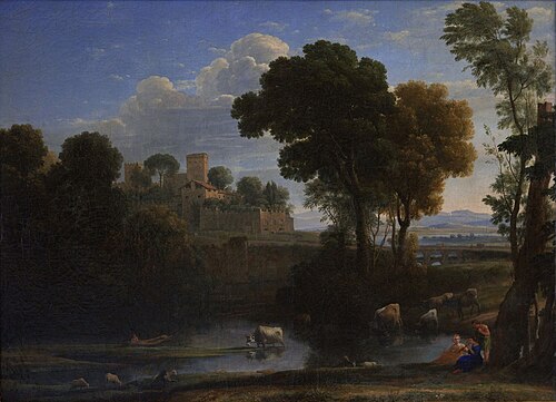 Italian Landscape, 1648, Claude Gellée