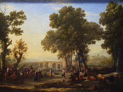 La Fête villageoise, 1639, Claude Gellée