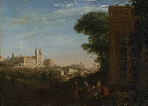 A View in Rome, 1632, Claude Gellée