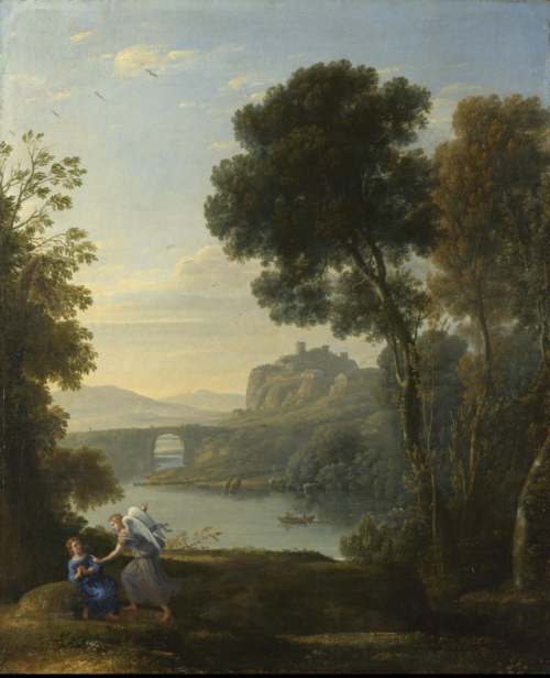 Landscape with Hagar and the Angel, 1646, Claude Gellée