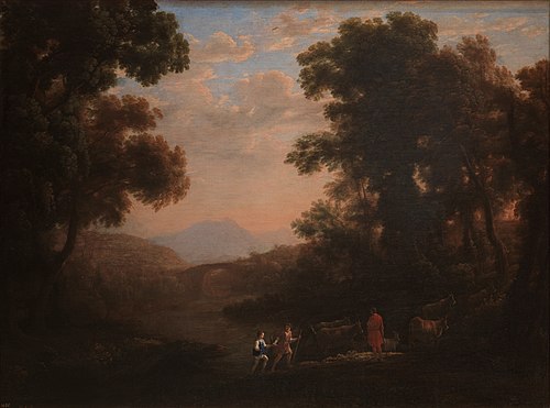 Ford of a River, 1636, Claude Gellée