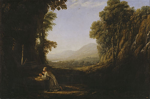 Paysage avec sainte María de Cervelló, 1637, Claude Gellée