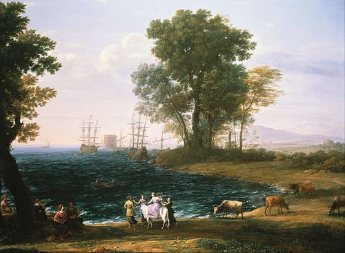 L'enlèvement d'Europe, 1667, Claude Gellée