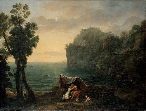 Paysage côtier avec Acis et Galatée, 1657, Claude Gellée