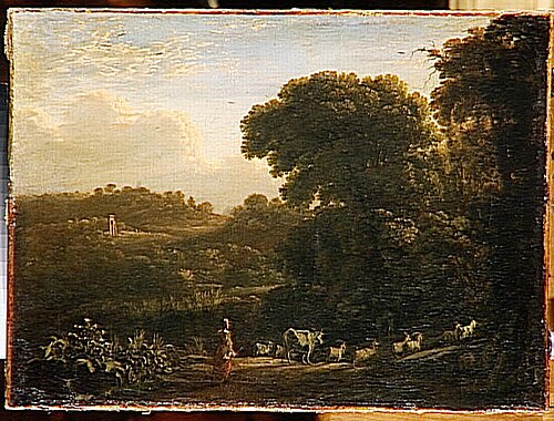 Paysage au soleil couchant, 1650, Claude Gellée