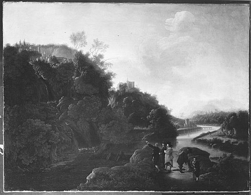 Flusslandschaft (Nachfolger), 1643, Claude Gellée