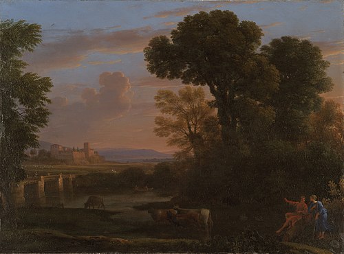 Pastoral Landscape, 1648, Claude Gellée