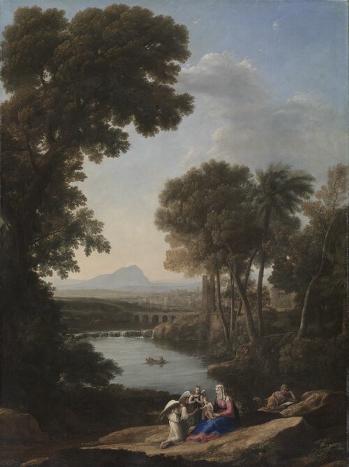 Rest on the Flight into Egypt, 1640, Claude Gellée