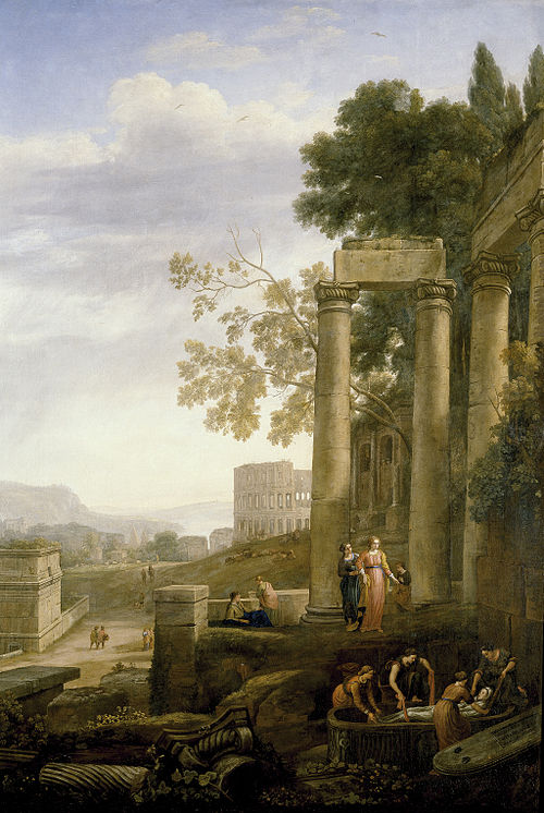Paysage avec l’enterrement de sainte Séraphie, 1639, Claude Gellée