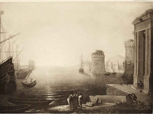 Italianate Coast Landscape, 1670, Claude Gellée