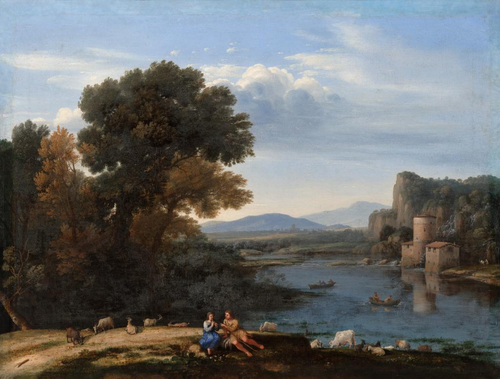 Mill on the Tiber, 1650, Claude Gellée