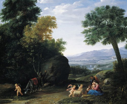 Rest on the Flight into Egypt, 1640, Claude Gellée