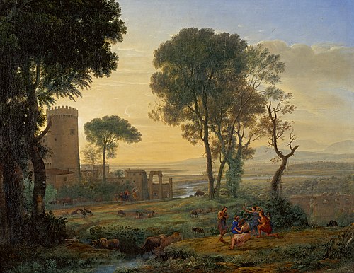 Landscape with the Flight into Egypt, 1646, Claude Gellée