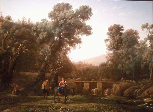 La Fuite en Égypte, 1635, Claude Gellée