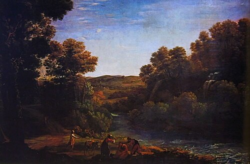 Wooded Landscape with a Brook, 1630, Claude Gellée