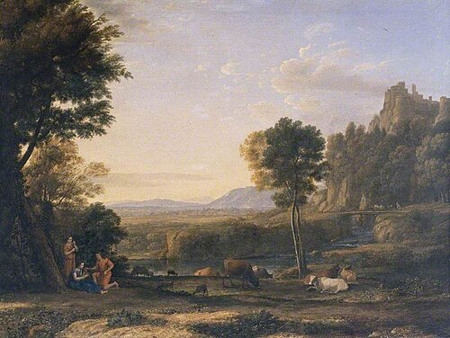 A Pastoral Landscape, 1645, Claude Lorrain