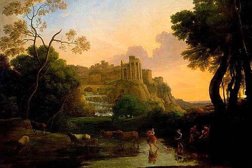 Ideal View of Tivoli, 1644, Claude Gellée