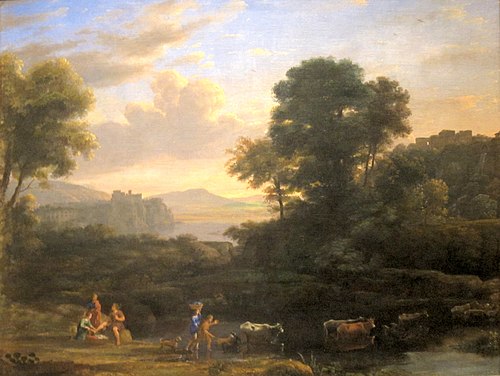 Pastoral Landscape, 1646, Claude Lorrain