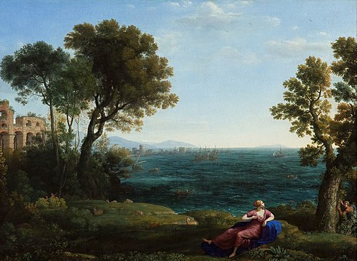 Ariadne & Bacchus on Naxos, 1656, Claude Gellée